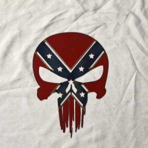 Rebel Flag Skull